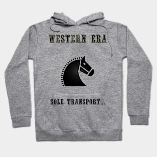 Western Slogan - Sole Transport Hoodie